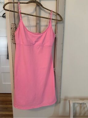 Pink Spaghetti-Dress